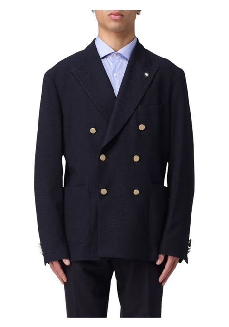 Double-breasted jacket with gold buttons MANUEL RITZ | suits Jacket | 3932G2738Y 25367689